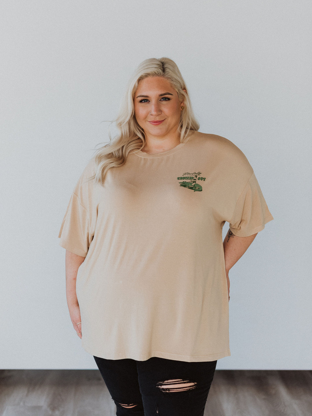 Mentally Checked Out Modal Tee - Octopied Mind