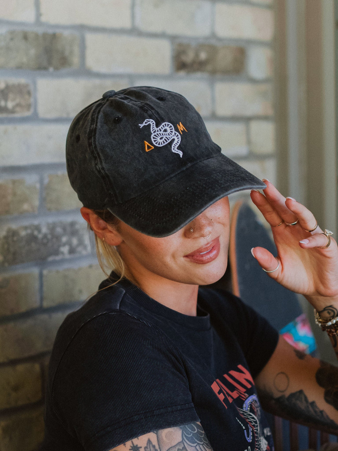 OM Snake Baseball Hat - Octopied Mind