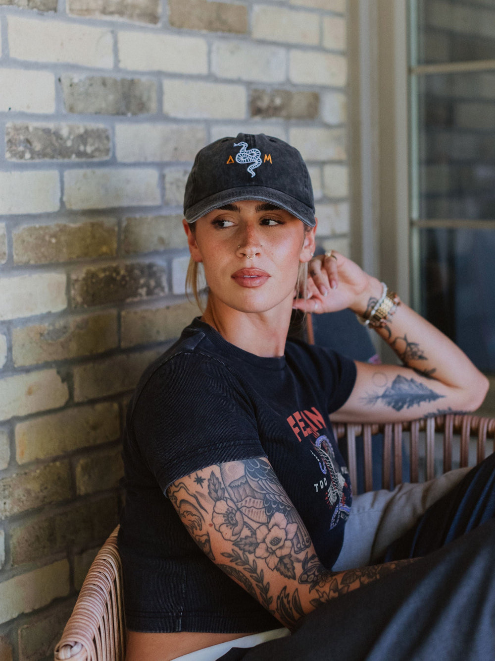 OM Snake Baseball Hat - Octopied Mind