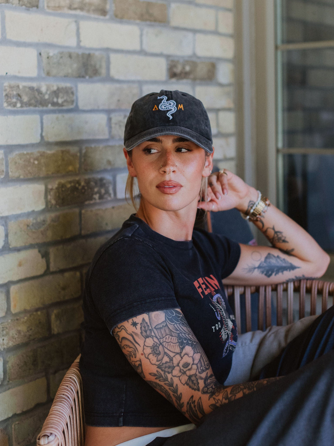 OM Snake Baseball Hat - Octopied Mind