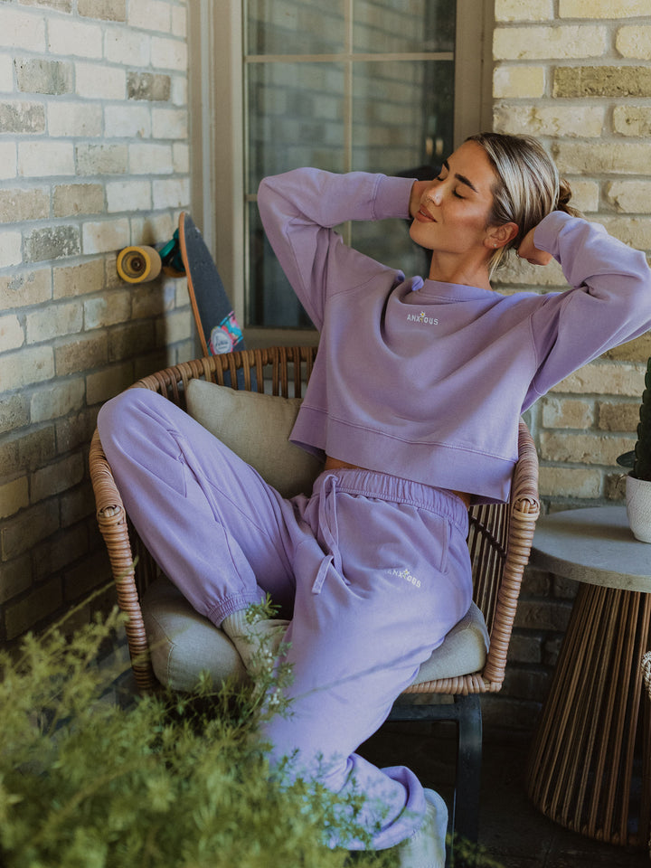 Anxious Mineral Wash Sweater - Octopied Mind