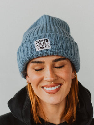 Blue Haze Knit Beanie