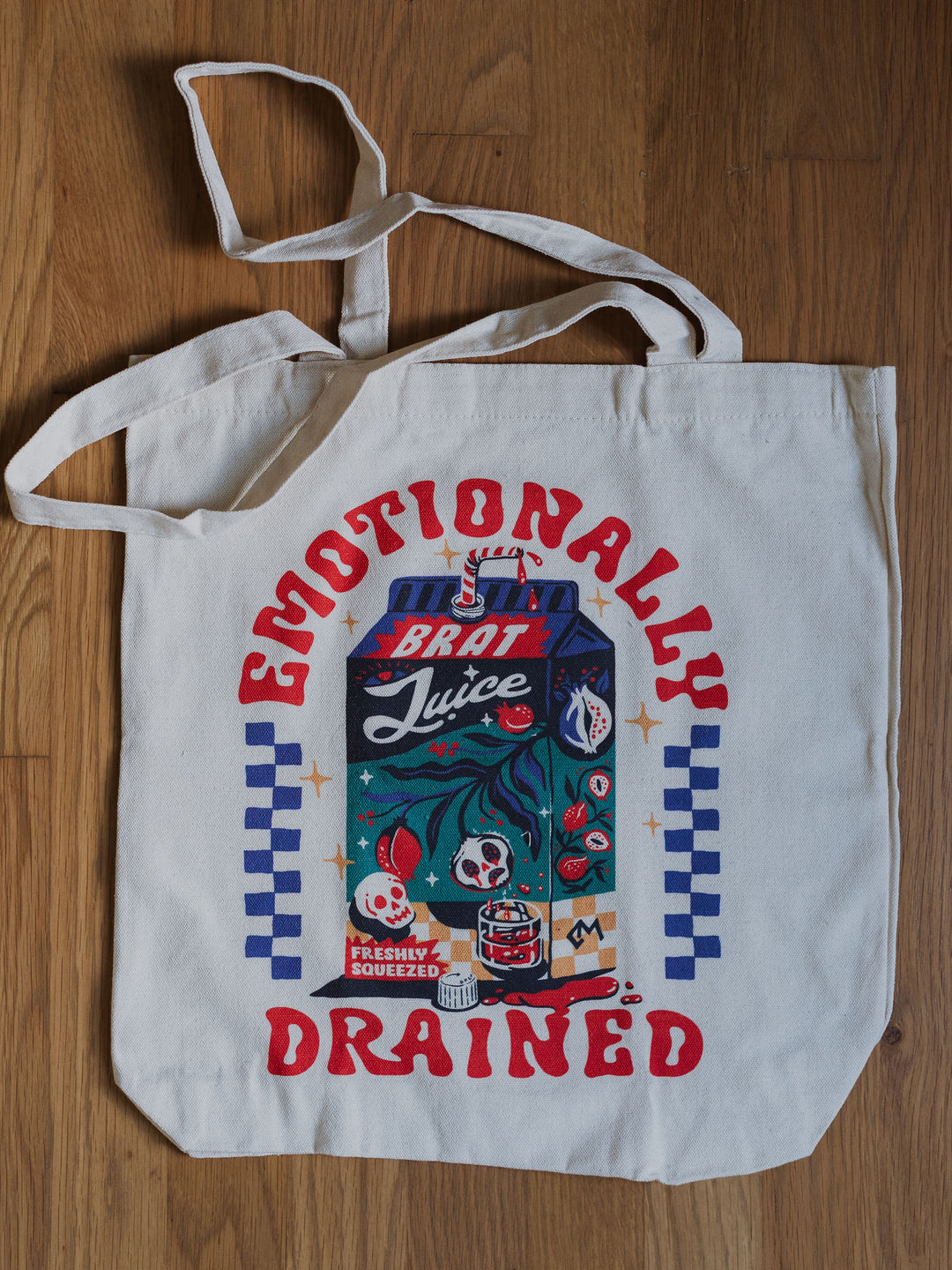 Emotionally Drained Tote Bag - Octopied Mind