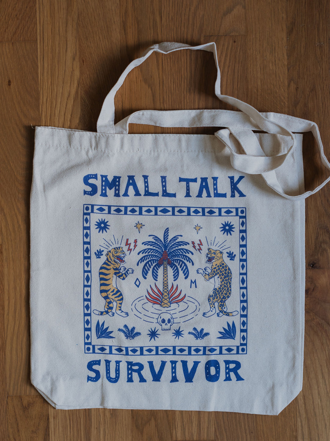 Small Talk Survivor Tote Bag - Octopied Mind