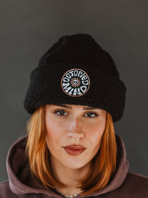 Onyx Sherpa Beanie