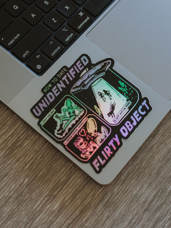 Unidentified Flirty Object (UFO) Sticker