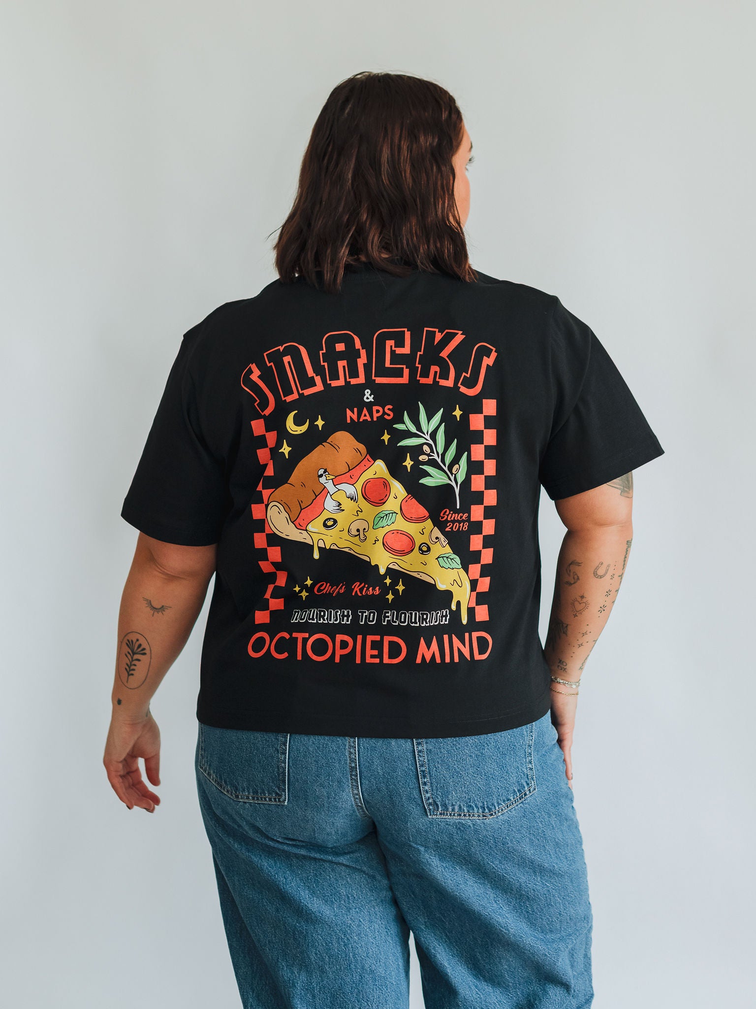 Snacks and Naps T-Shirt | Octopied Mind – Octopied Mind Inc.
