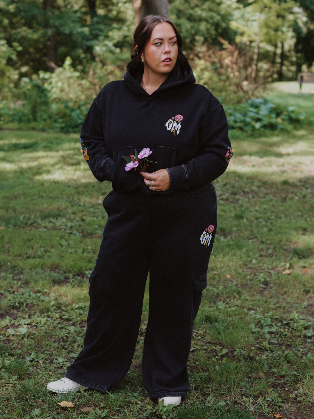 Smell the Flowers Cargo Sweatpants