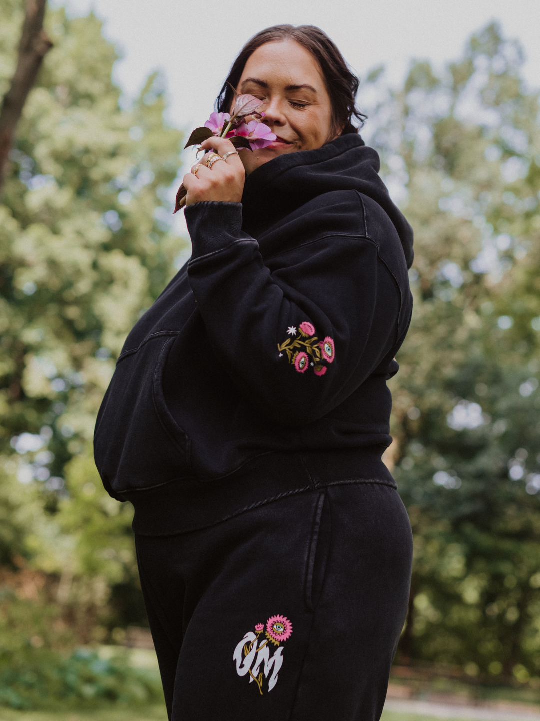 Smell the Flowers Cargo Sweatpants