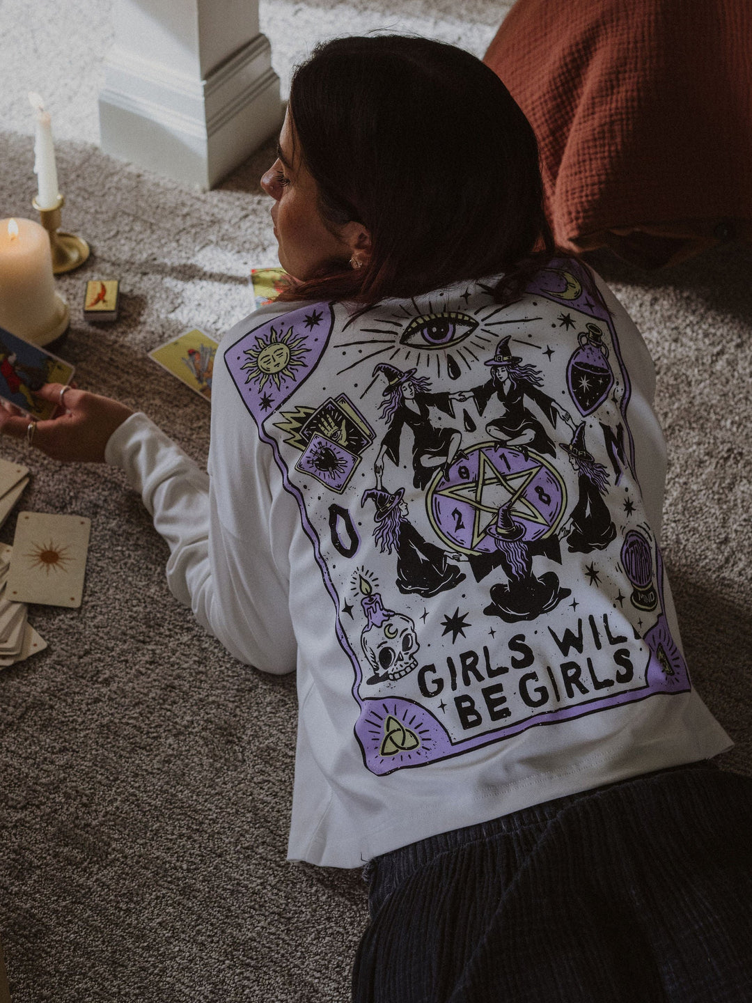 T-shirt à manches longues « Girls Will Be Girls »