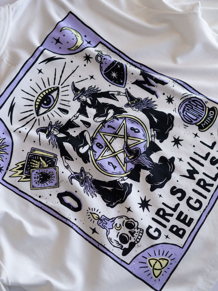 T-shirt à manches longues « Girls Will Be Girls »