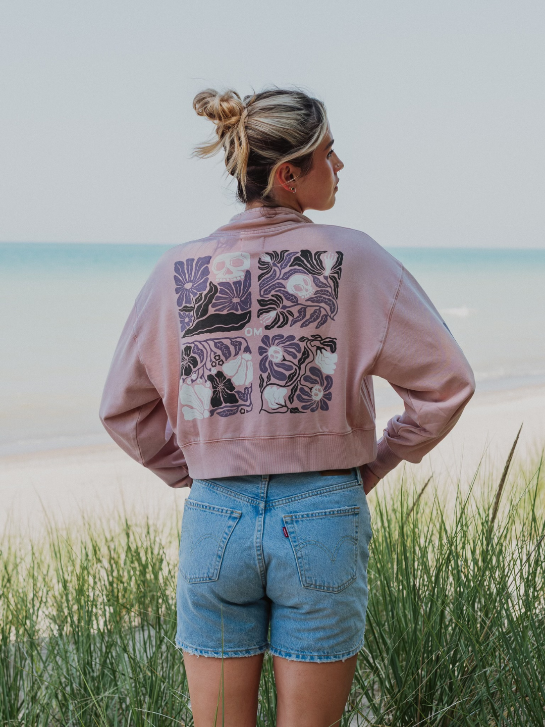 (Defected) Feel to Heal 1/4 Zip Vintage Sweater - Octopied Mind