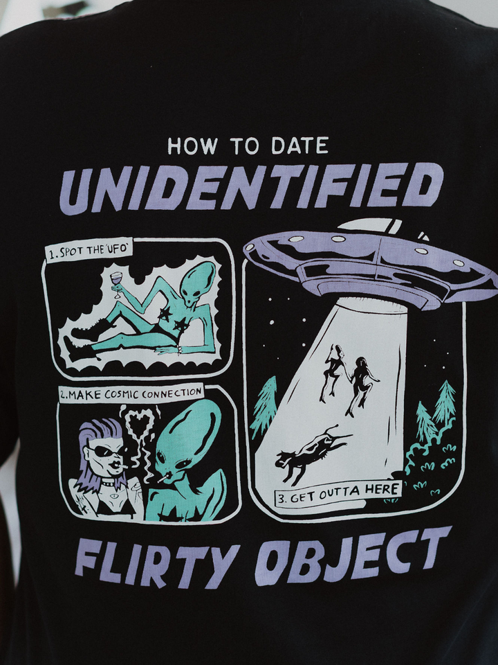 Flirty Object T-Shirt (UFO) - Octopied Mind