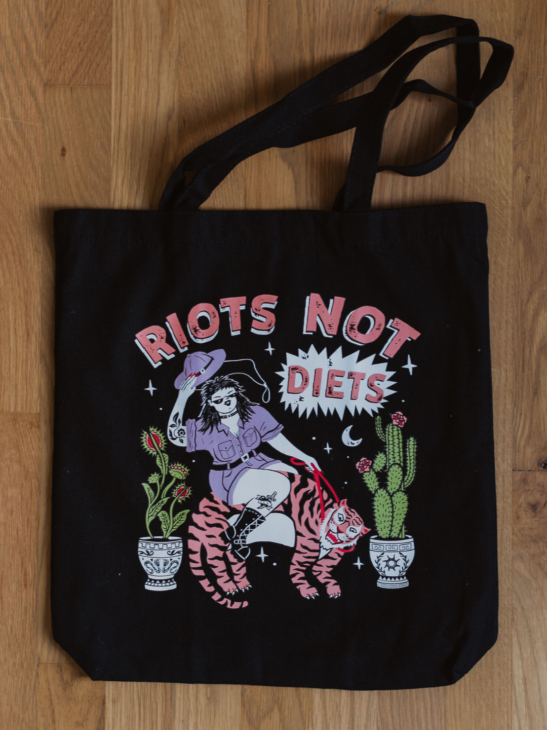 Riots Not Diets Tote Bag - Octopied Mind