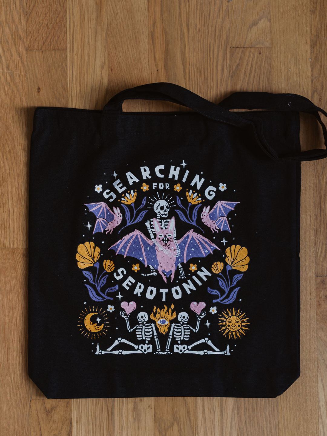 Searching For Serotonin Tote Bag - Octopied Mind