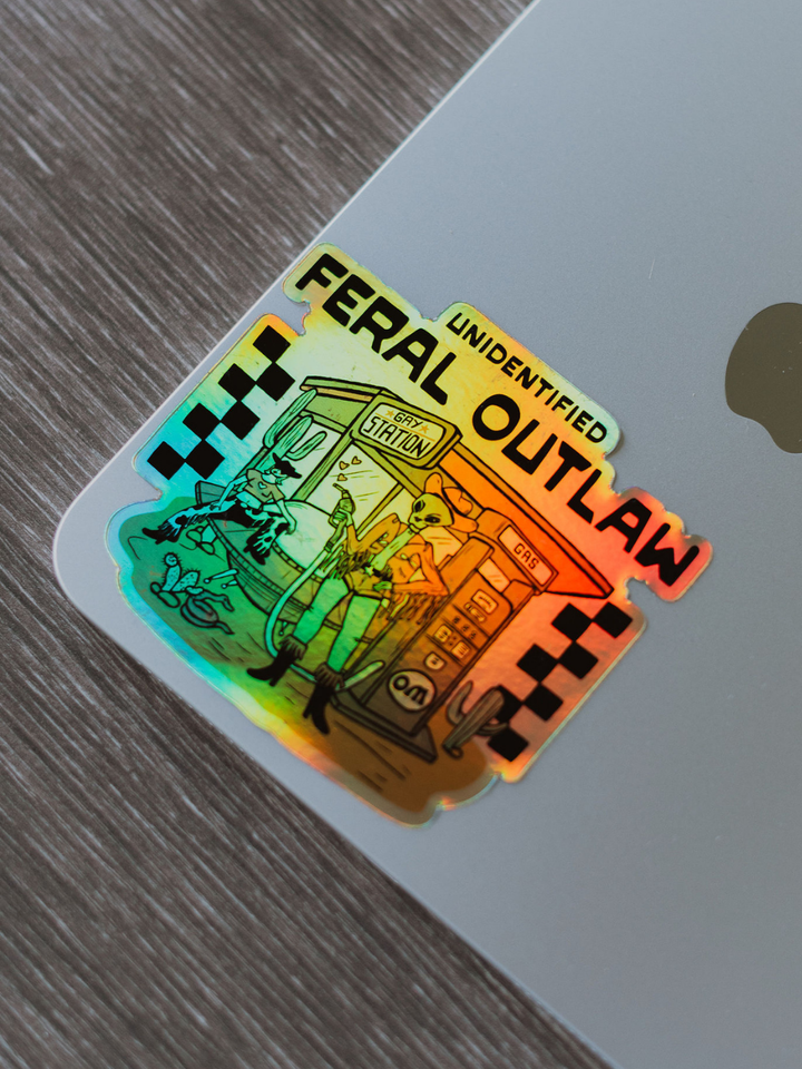 Unidentified Feral Outlaw (UFO) Sticker