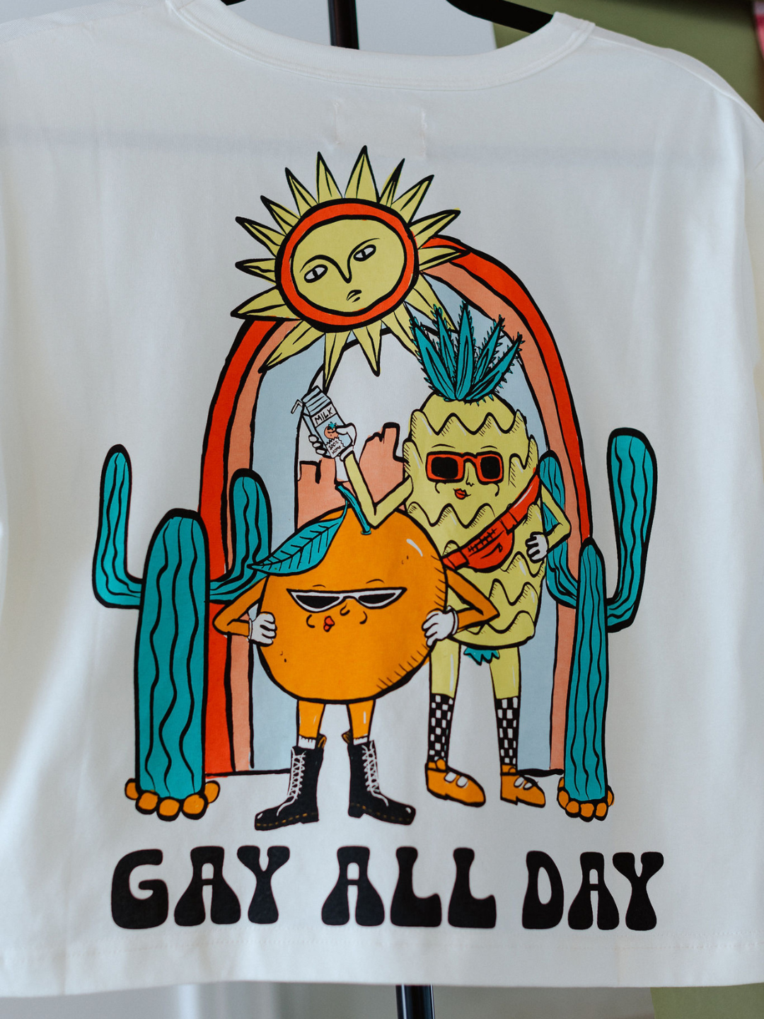 Gay All Day T-Shirt - Octopied Mind