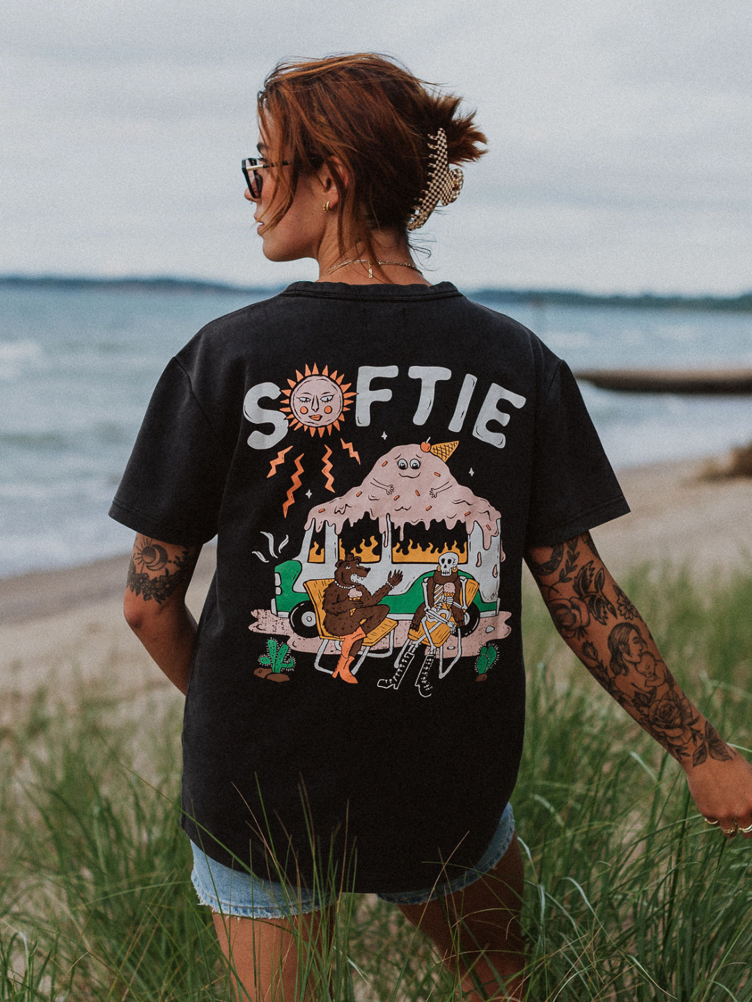 Softie Heavy Weight Vintage T-Shirt - Octopied Mind