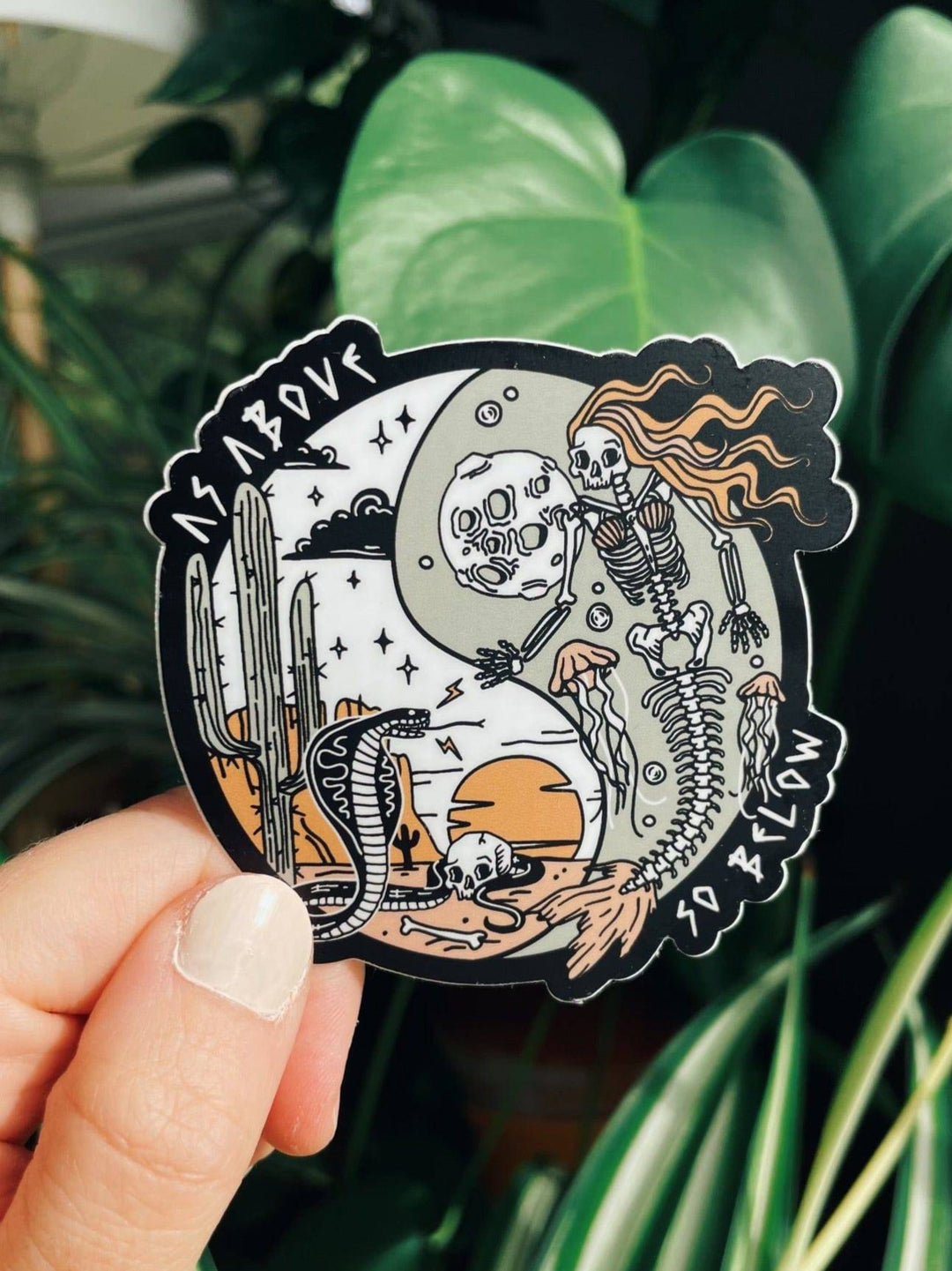 As Above So Below Sticker - Octopied Mind