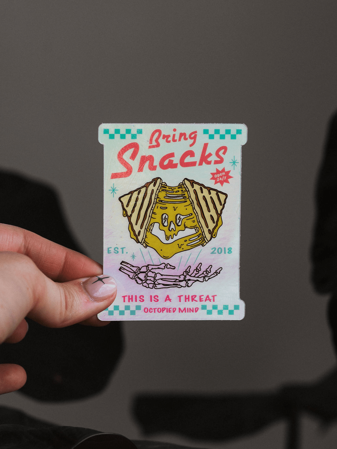 Bring Snacks Sticker - Octopied Mind