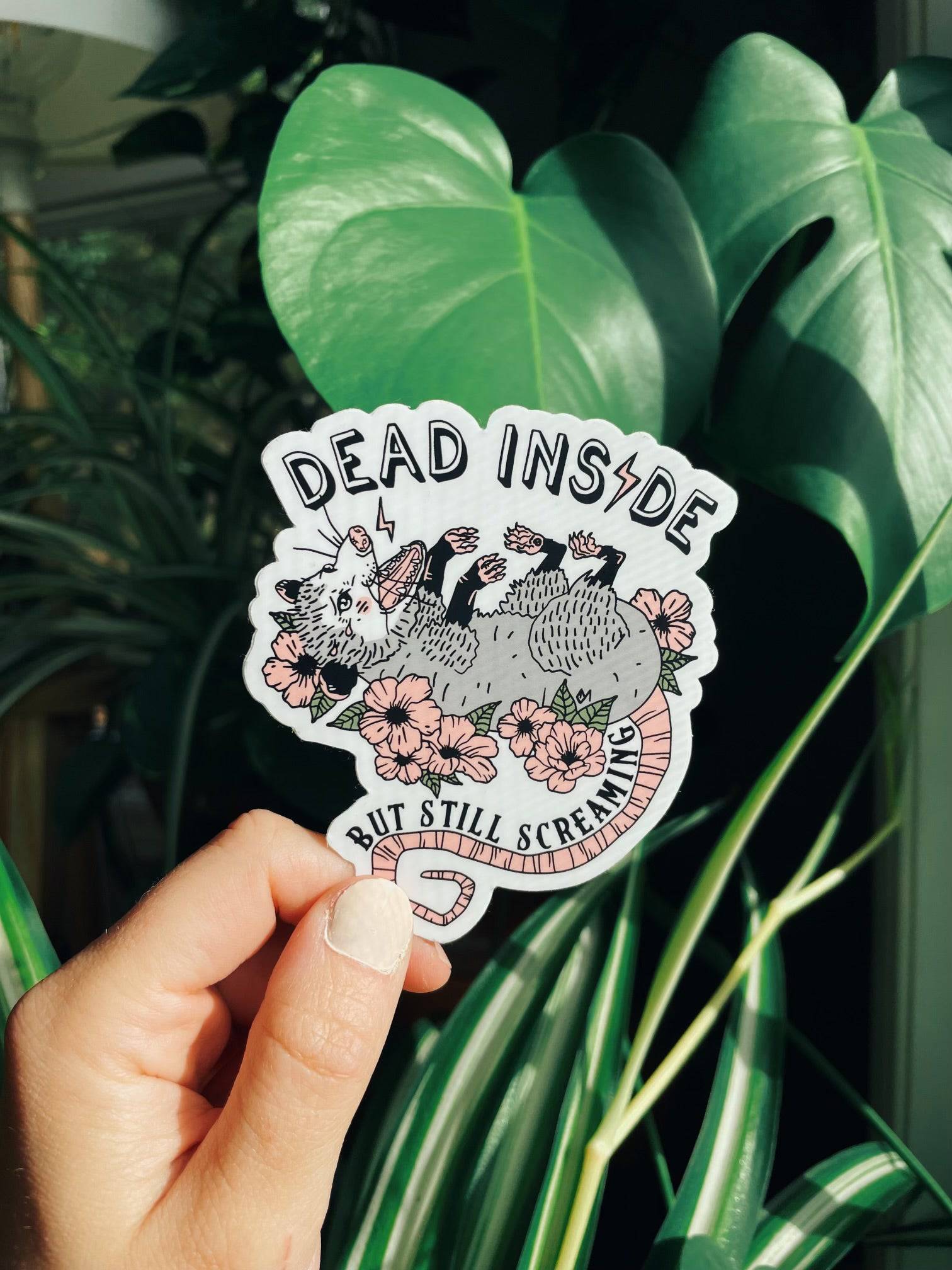 Dead Inside Sticker - Octopied Mind