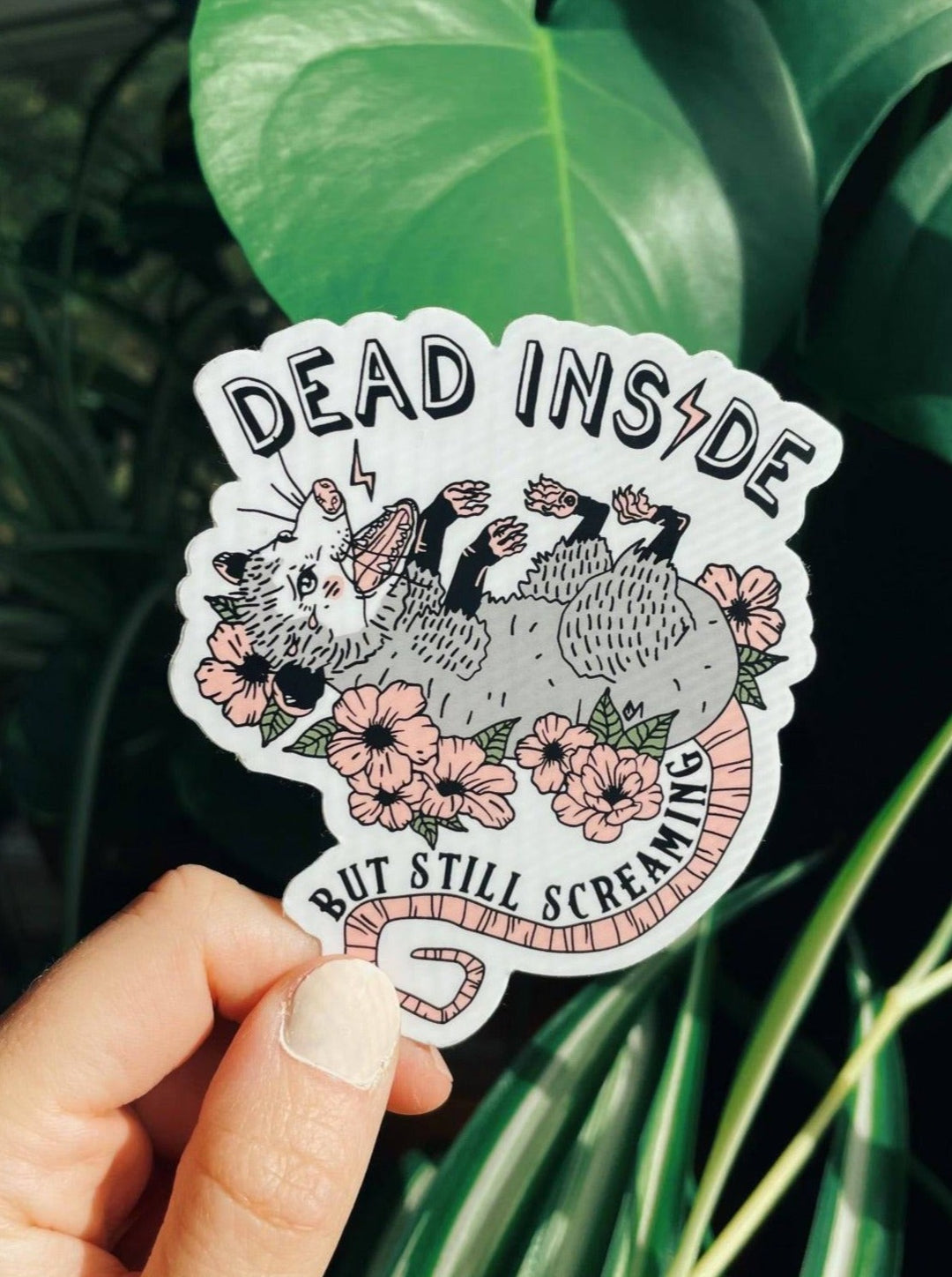 Dead Inside Sticker | Octopied Mind