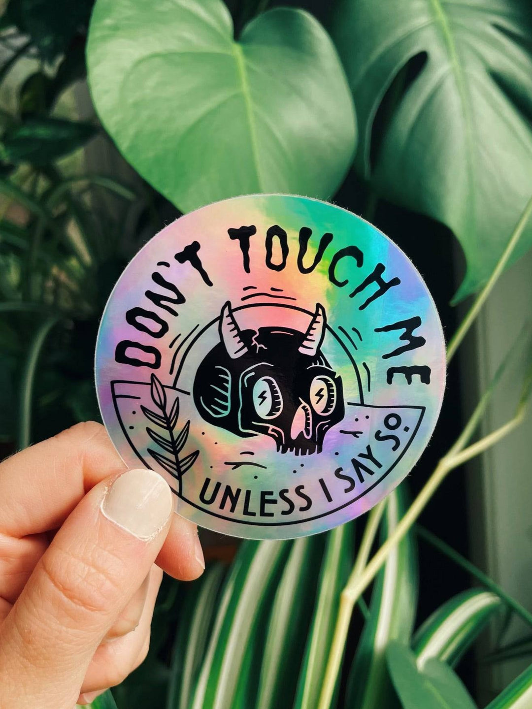 Don’t Touch Me Sticker - Octopied Mind