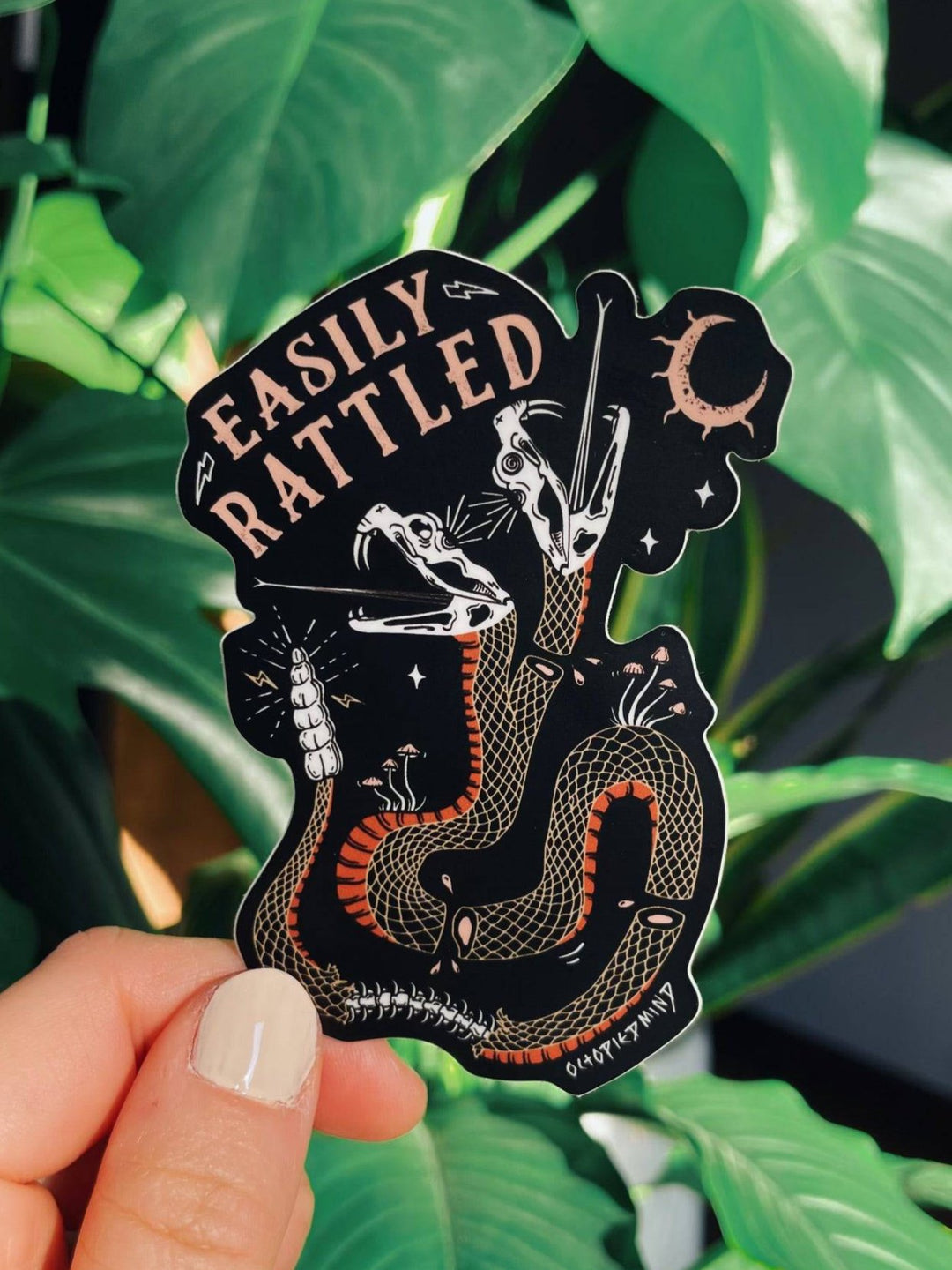 Easily Rattled Sticker - Octopied Mind