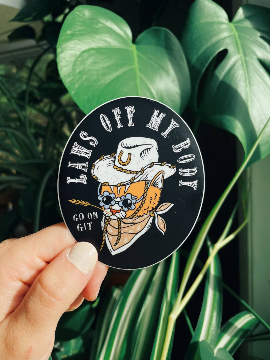 Laws Off My Body Sticker - Octopied Mind