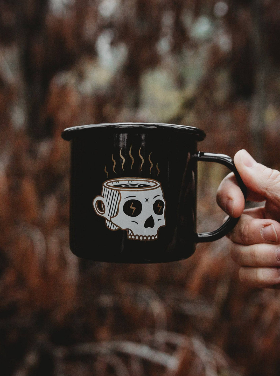 Double Depresso Enamel Mug - Octopied Mind