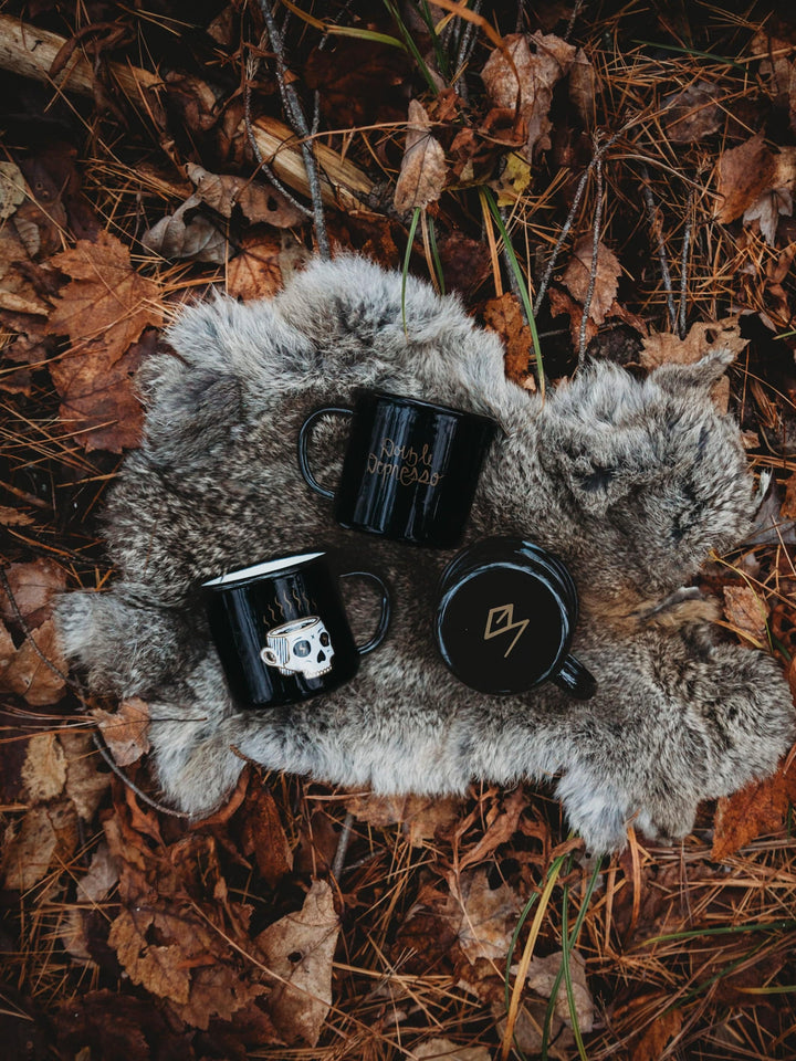 Double Depresso Enamel Mug - Octopied Mind