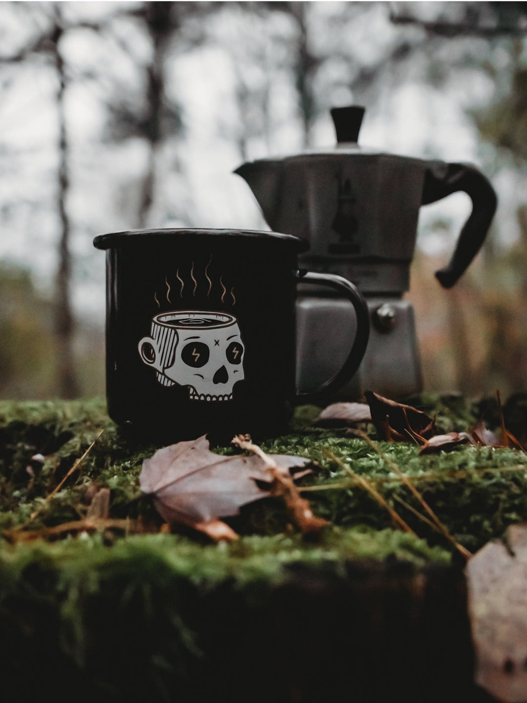 Double Depresso Enamel Mug - Octopied Mind