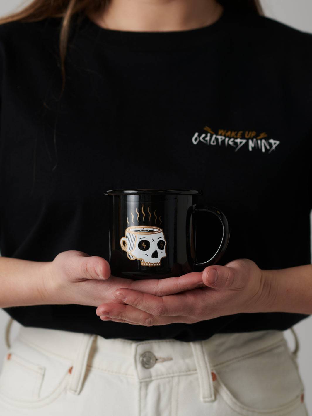 Double Depresso Enamel Mug - Octopied Mind