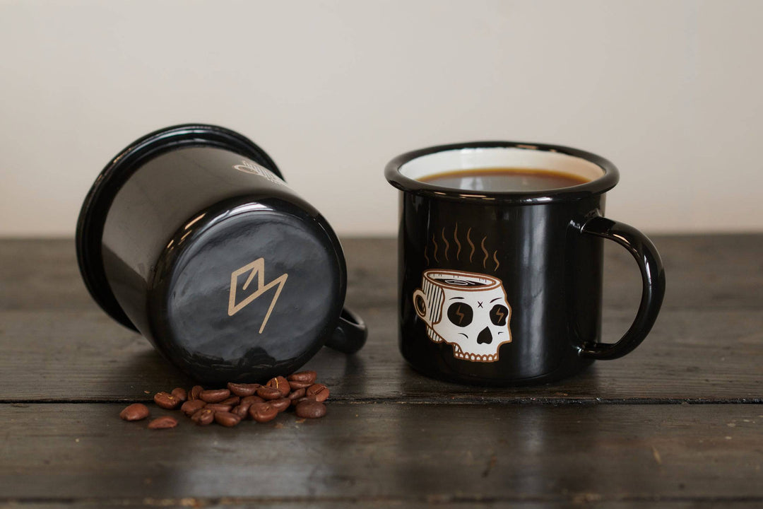 Double Depresso Enamel Mug - Octopied Mind