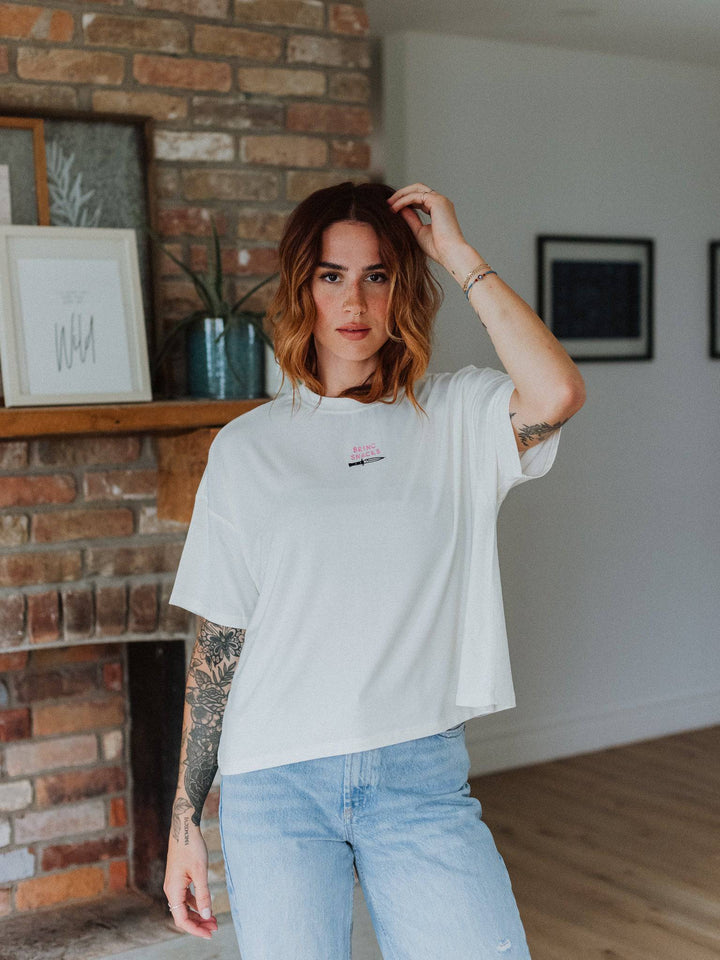 Bring Snacks Oversized Beach Tee - Octopied Mind