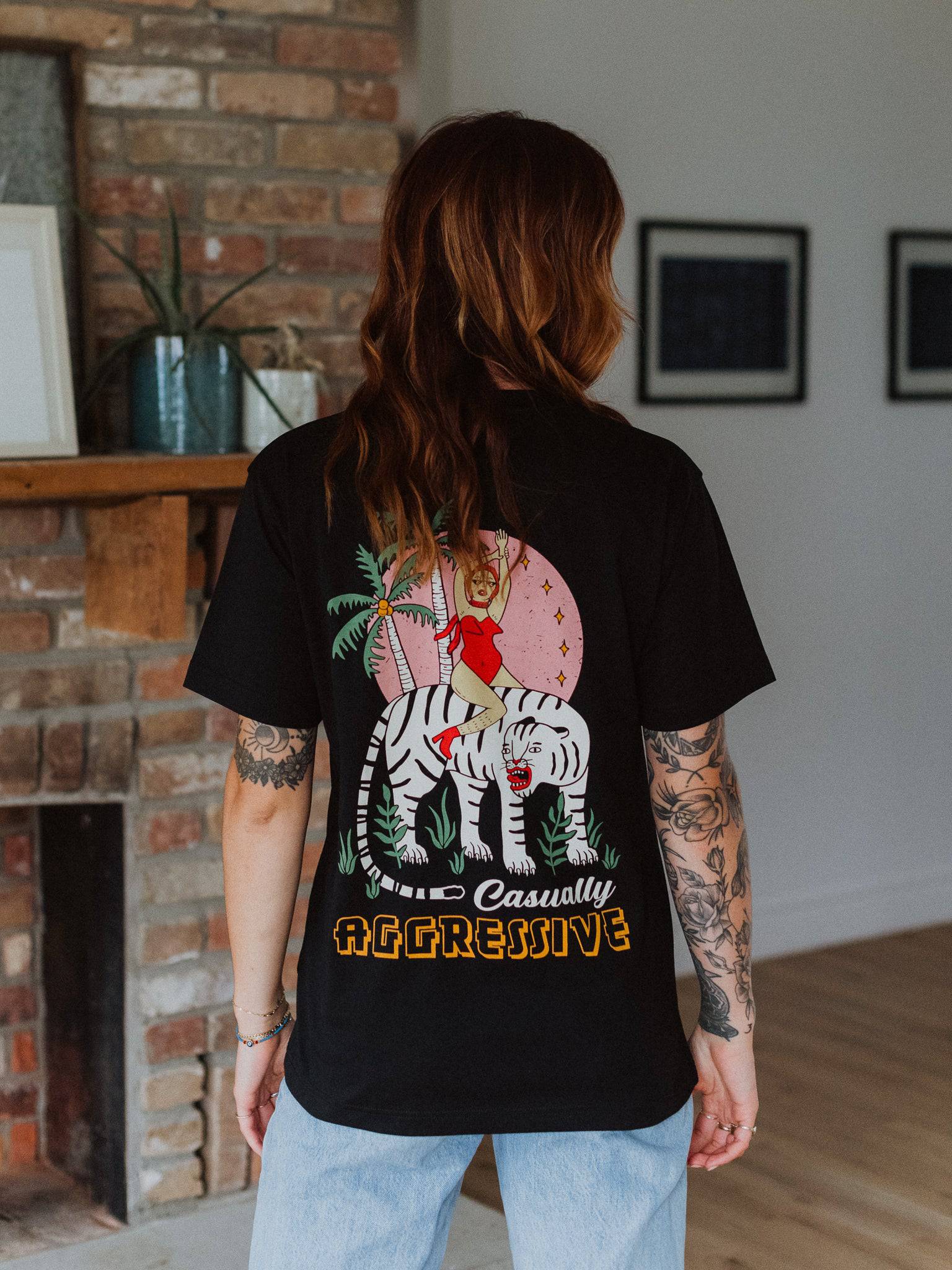 Casually Aggressive T-Shirt - Octopied Mind