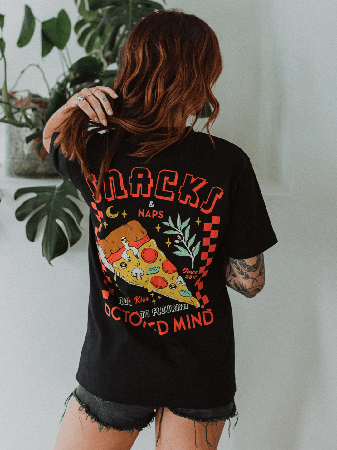 Snacks and Naps T-Shirt | Octopied Mind