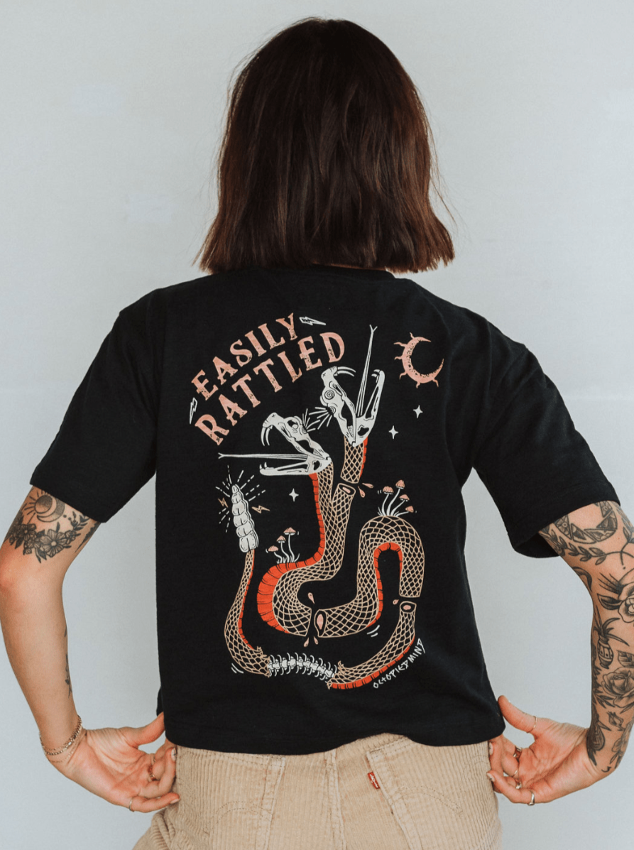 Easily Rattled Slub T-Shirt - Octopied Mind