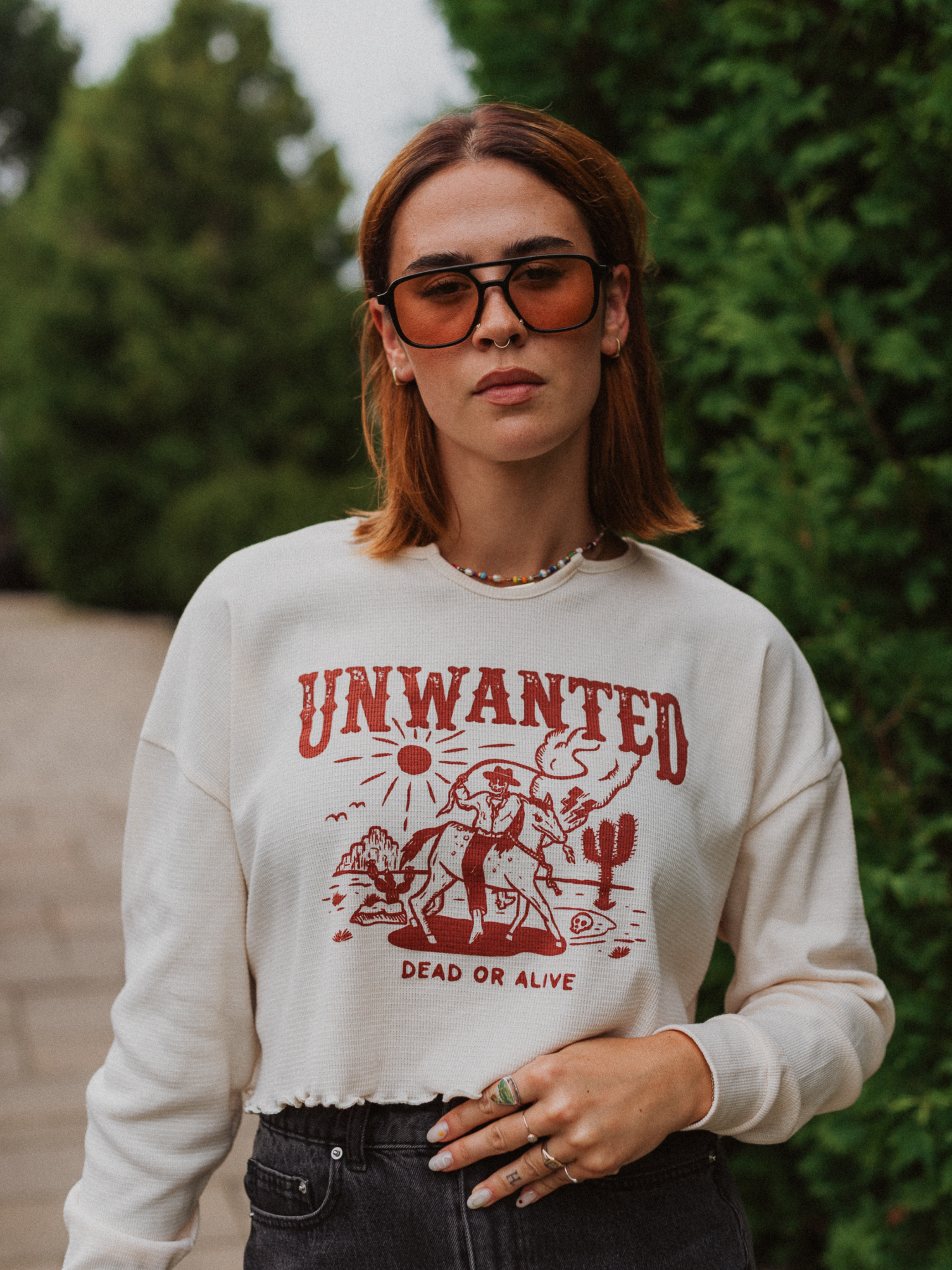 Unwanted Waffle Long Sleeve - Octopied Mind