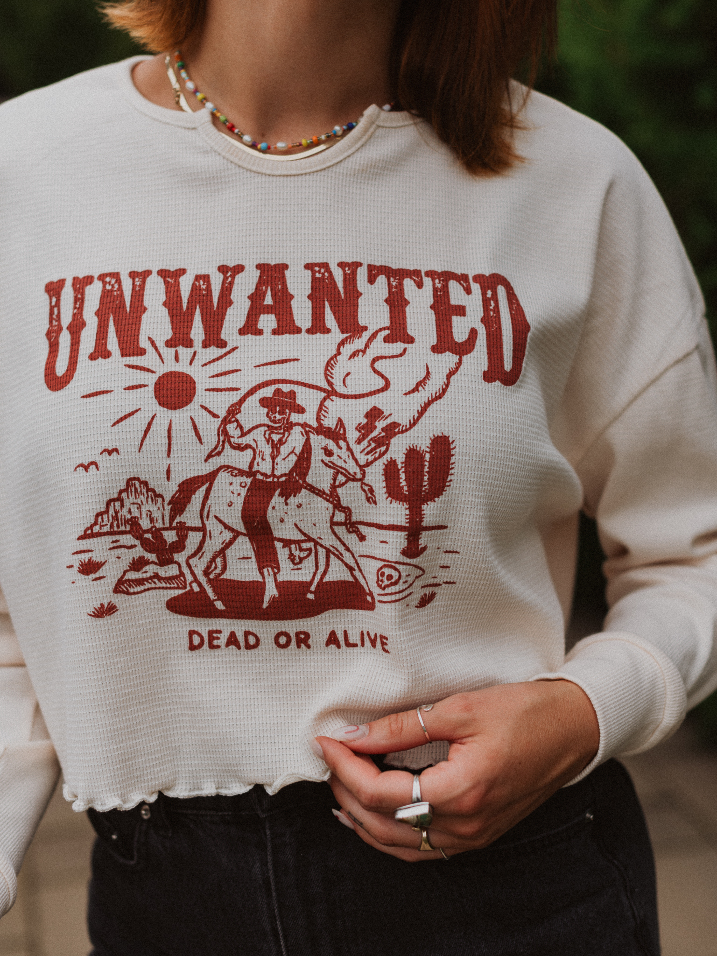 Unwanted Waffle Long Sleeve - Octopied Mind